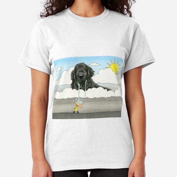 Newfy in the Sky Classic T-Shirt