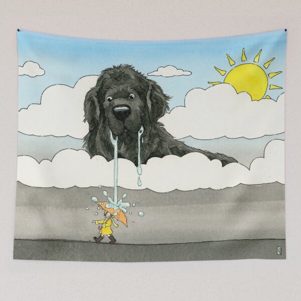 Item preview, Newfy in the Sky designed and sold by S.O.S.  Terre-neuve Québec Newf Rescue.