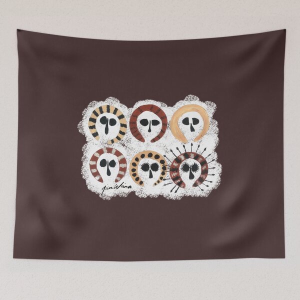 Item preview, Wandjinas designed and sold by Ian Waina.