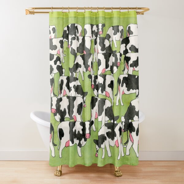 Spot the Newf! Shower Curtain