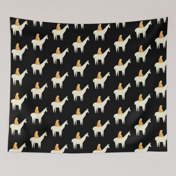 Item preview, Cute Llama and Sloth Friends Adorable Animals Tile Pattern designed and sold by perfectpresents.