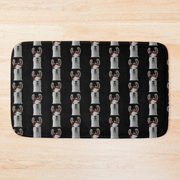 Item preview, Cute & Adorable Gangster Bandana Llama Thug Lama Tile Pattern designed and sold by perfectpresents.