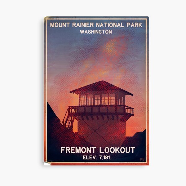 Item preview, Fremont Lookout Travel Poster - Sunset designed and sold by kilobyte.