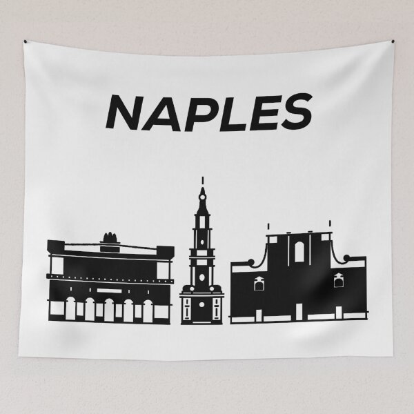 Item preview, Naples Skyline, Italy  designed and sold by marosharaf.