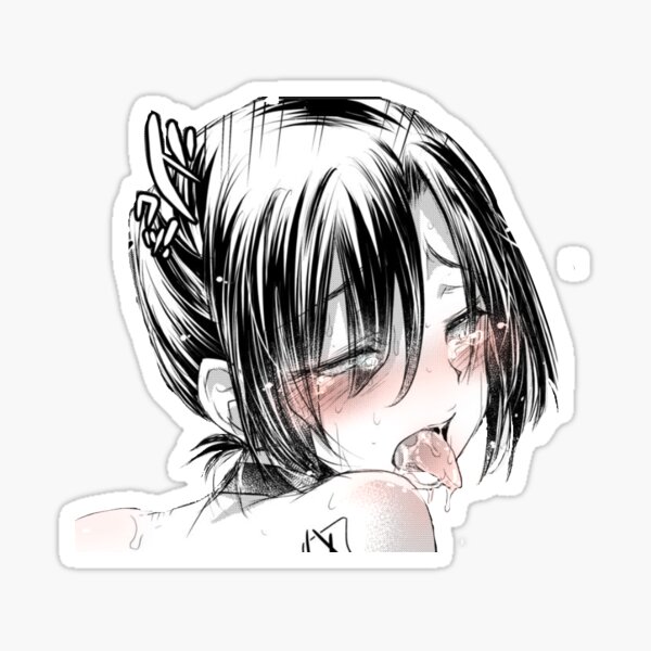 hentai aheago cara Pegatina
