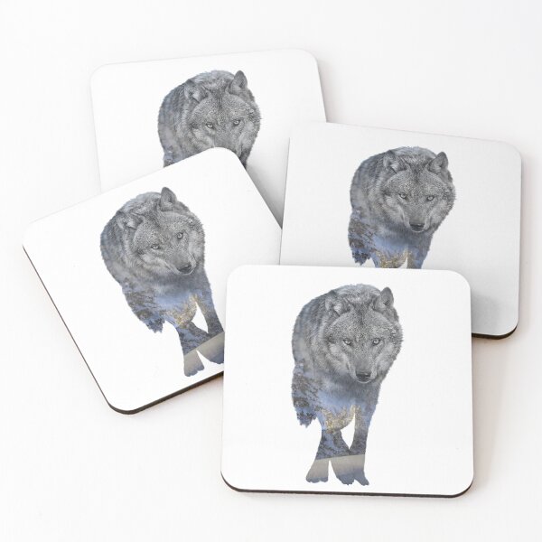 Item preview, Winter Wolf Double Exposure designed and sold by Rainfalling.