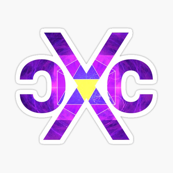 Purple Chip Fractal | cXc Stickers, Shirts & More Sticker