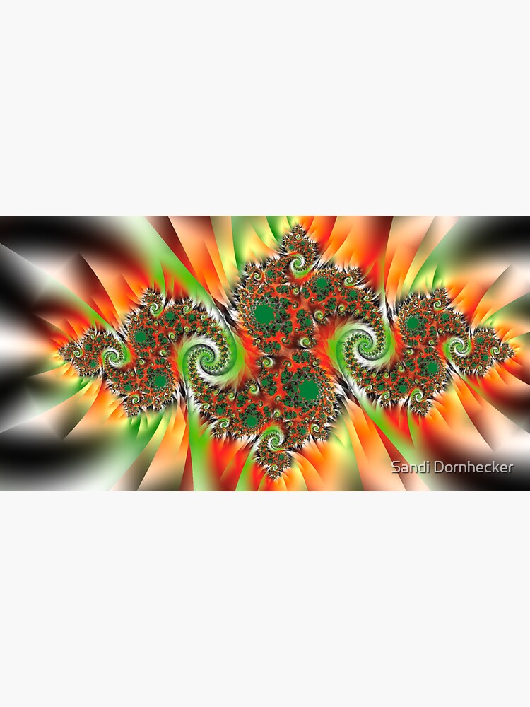 Orange Paisley by SandiDornhecker