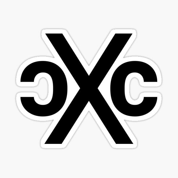 Black cXc Logo | cXc Stickers, Shirts & More Sticker