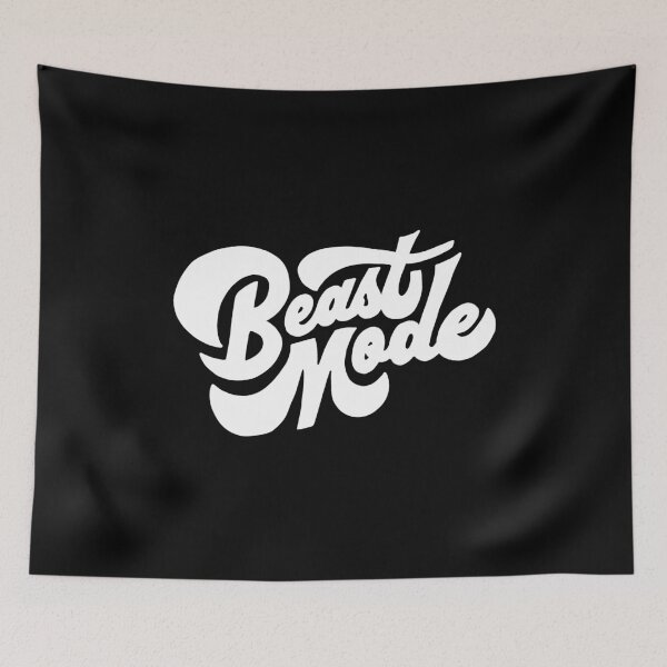 Item preview, Beast Mode (white) designed and sold by lorenklein.