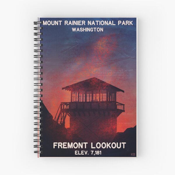 Item preview, Fremont Lookout Travel Poster - Night designed and sold by kilobyte.