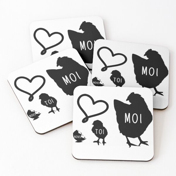 Item preview, Mom hen and chick egg - me, you, we black heart designed and sold by Sitamood.