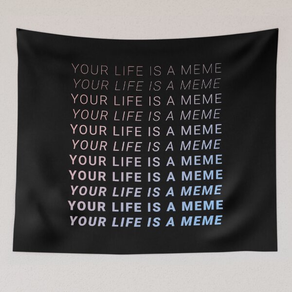 Item preview, Your Life Is A Meme Aesthetic Vaporwave Internet designed and sold by yesqueen.
