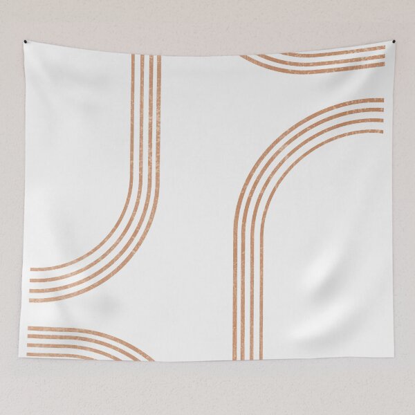 Item preview, Mid Century Modern 1 - Geometrical Abstract - Minimal Print - Terracotta Abstract - Burnt Sienna designed and sold by Studio Grafiikka.