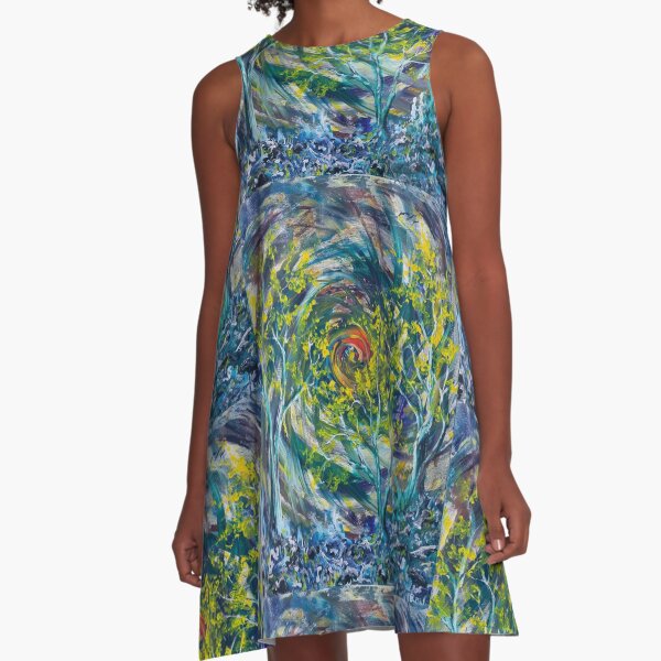 A Walk to the Vortex A-Line Dress