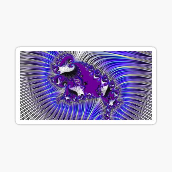 Purple Paisley Sticker