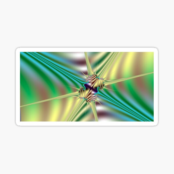 Green Spikes Sticker