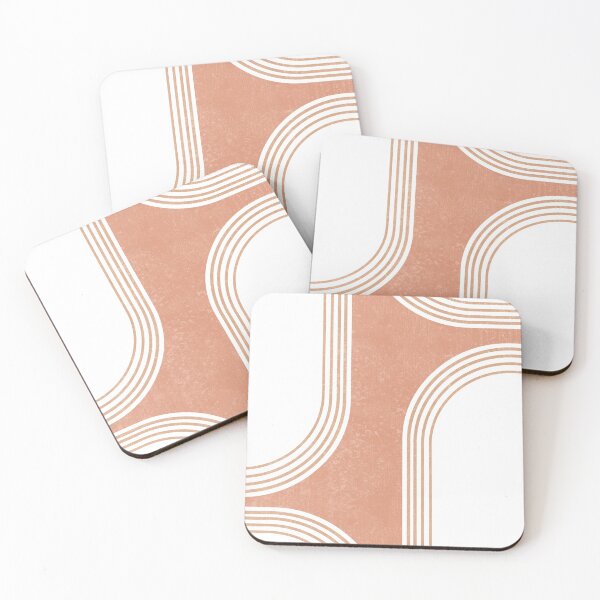 Item preview, Mid Century Modern 3 - Geometrical Abstract - Minimal Print - Terracotta Abstract - Burnt Sienna designed and sold by Studio Grafiikka.