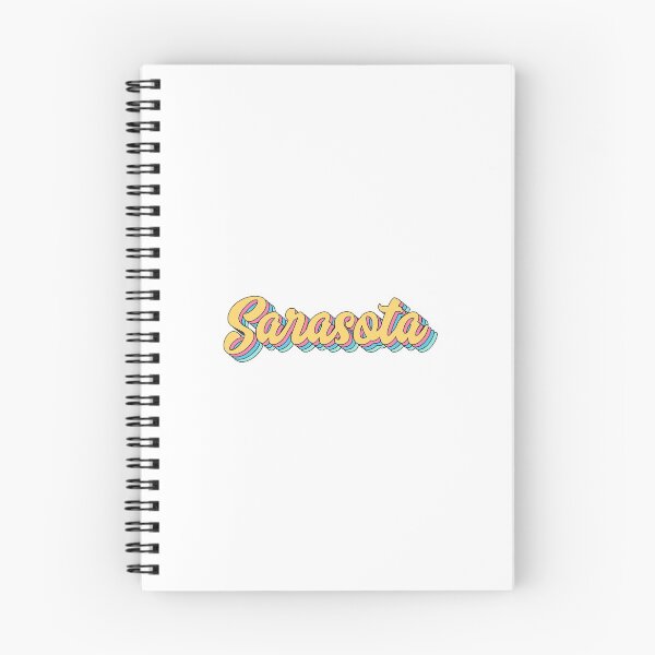 Item preview, Sarasota Retro Yellow Script designed and sold by modeoftravel.