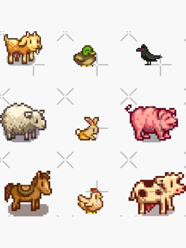 Pixelated Animals by lets-see