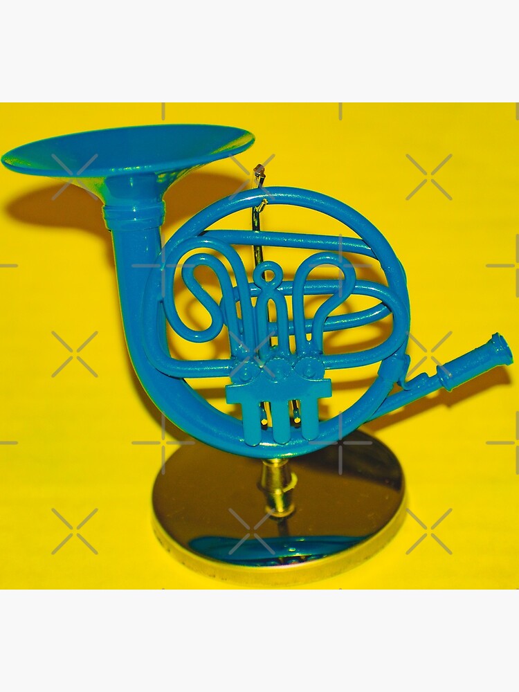 "How I Met Your Mother Blue French Horn" Photographic Print by bchristel Redbubble