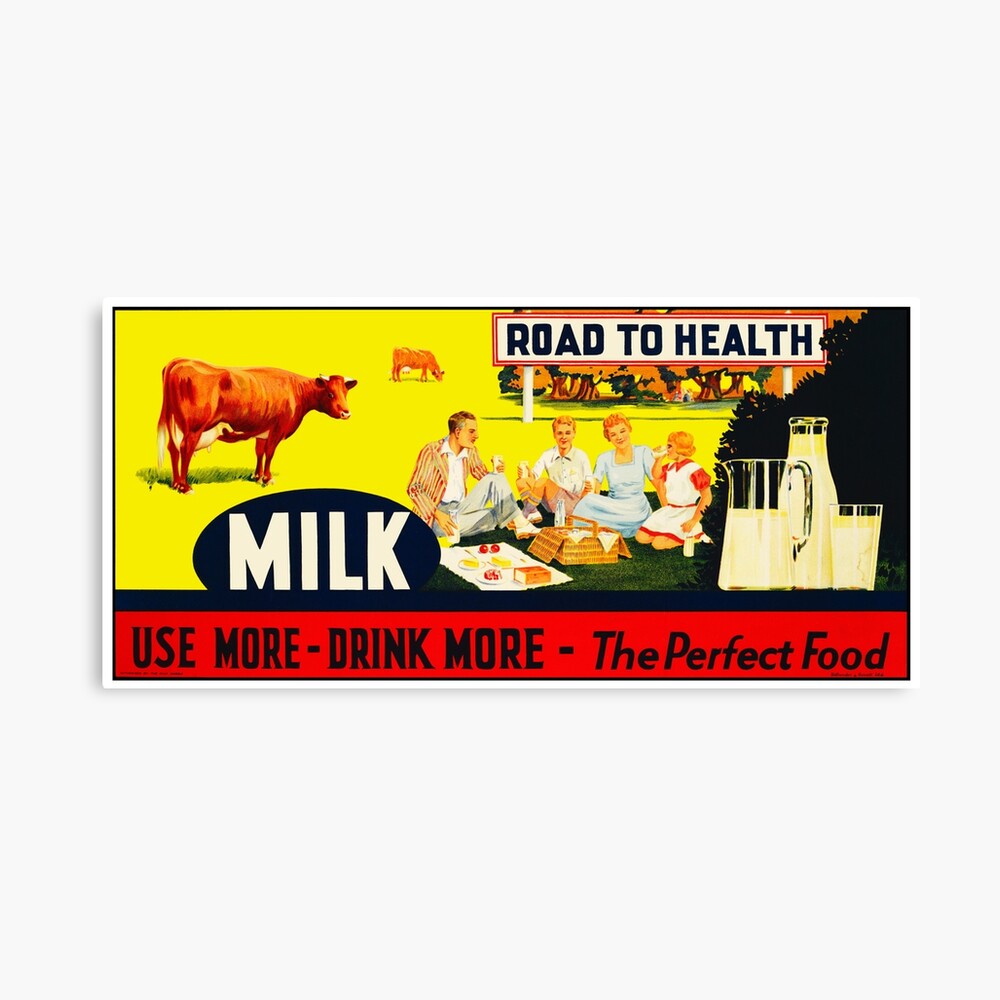 Lets Drink Milk Badge Gift. Dairy Food Cow Vintage MILK ADVERTISMENT Pin Farm Retro Pin Pinback Pink Green Blue Ad