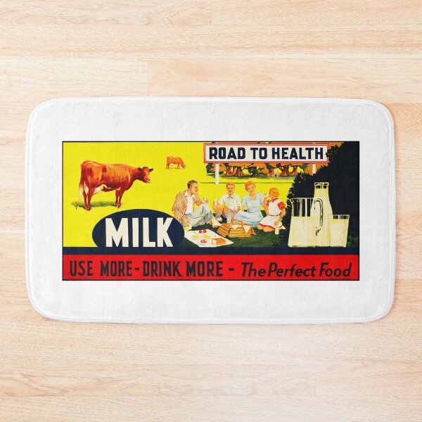 Item preview, Milk Vintage Advertising Poster designed and sold by karwilberevivalcollection.