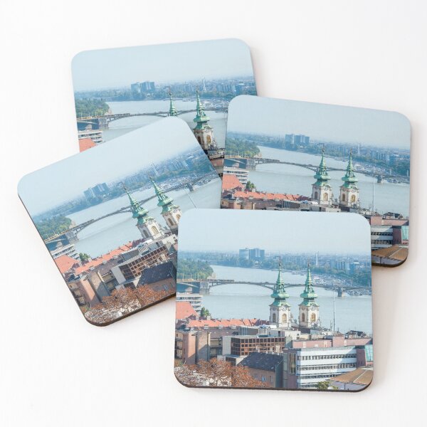 Item preview, St. Anne's Church and Margaret Bridge in Budapest - Hungary designed and sold by Ulysse Pixel.