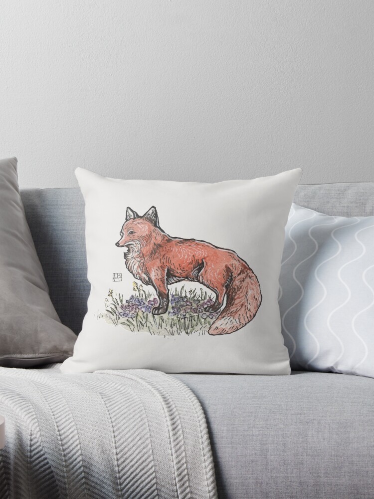 Item preview, Throw Pillow designed and sold by crafty-fox.
