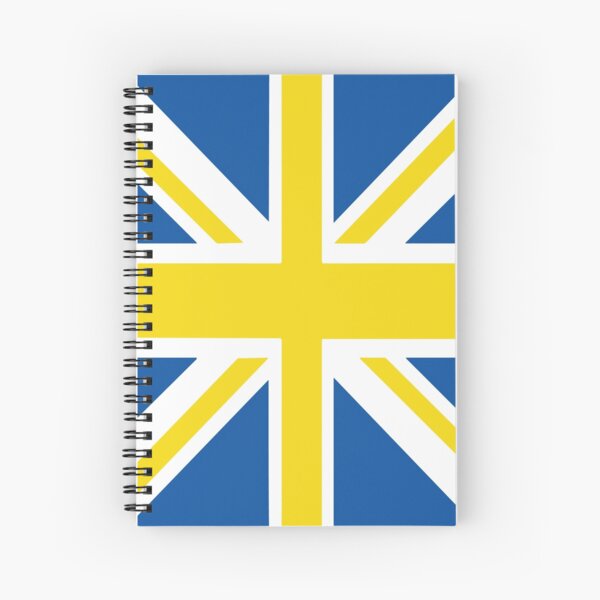Artikel-Vorschau von Leeds Blau Weiß Gelb Union Jack Flagge, designt und verkauft von Sporting Colour.