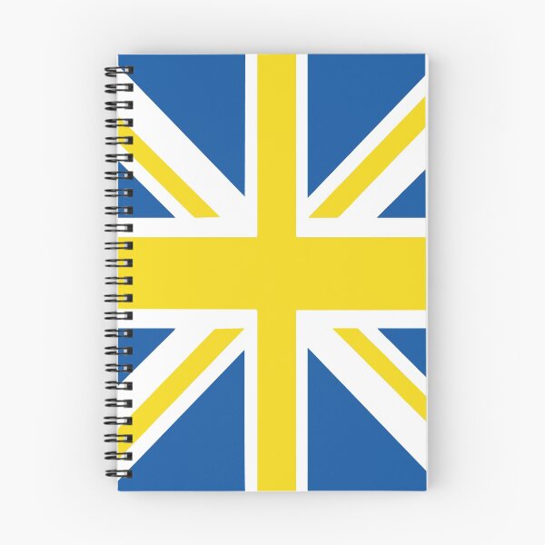 Artikelvorschau, Leeds Blau Weiß Gelb Union Jack Flagge entworfen und verkauft von Sporting Colour.