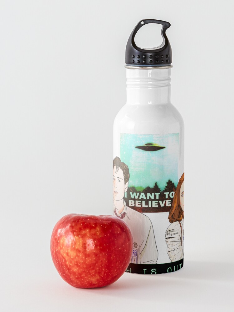 Alternate view of The X files the truth is out there I want to believe by Mimie Water Bottle