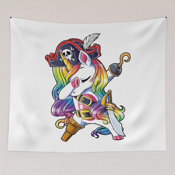 Item preview, Dabbing Unicorn Pirate Funny Gifts for Girls Women Kids Boys designed and sold by LiqueGifts.