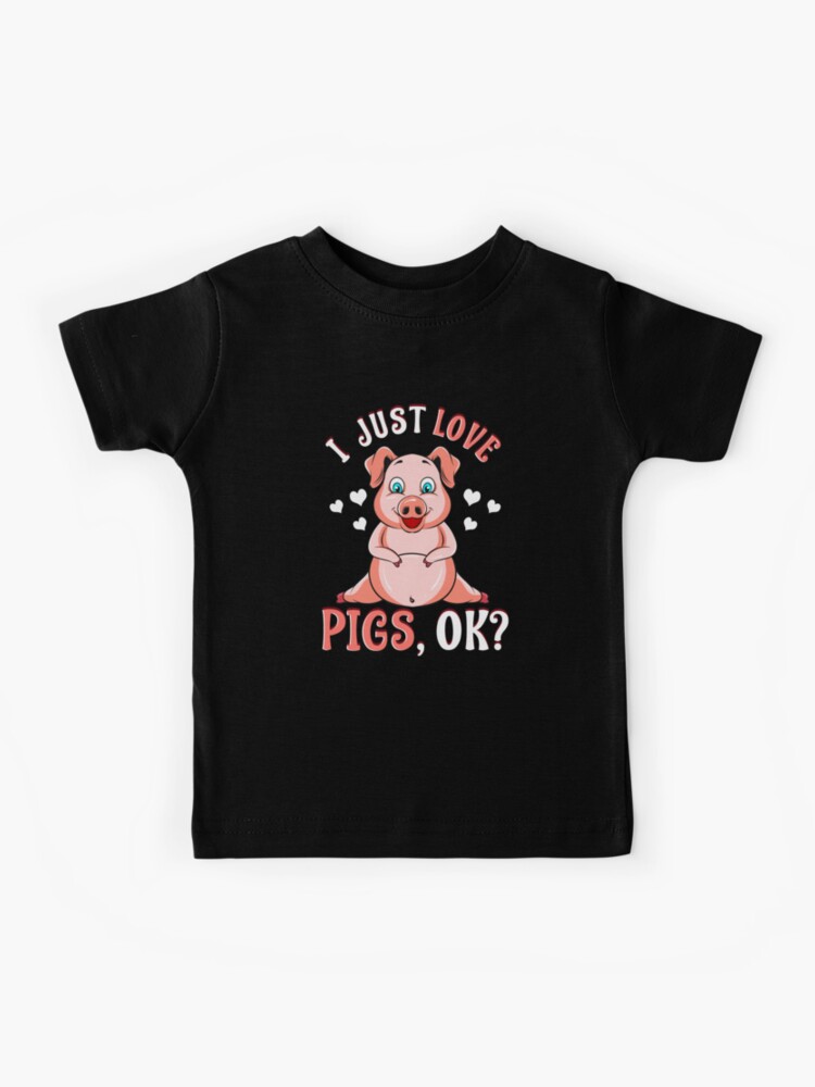 i love pigs t shirt