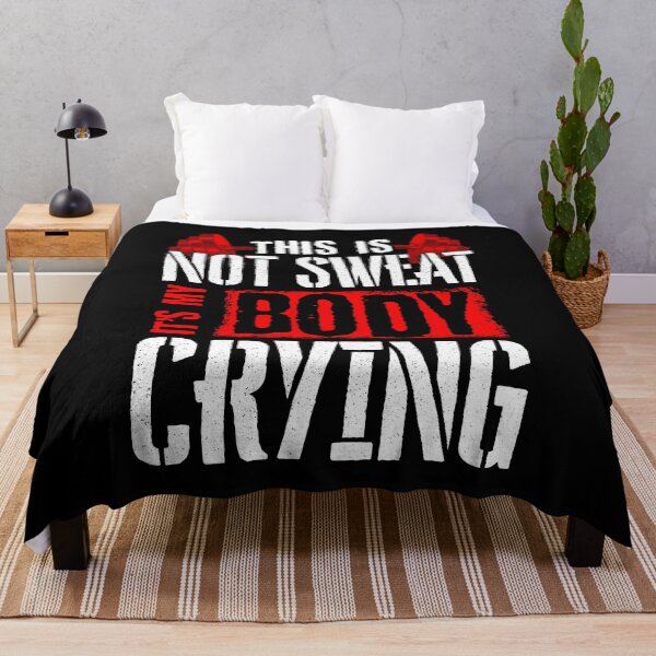 Item preview, This Is Not Sweat It's My Body Crying Gym Pun designed and sold by perfectpresents.