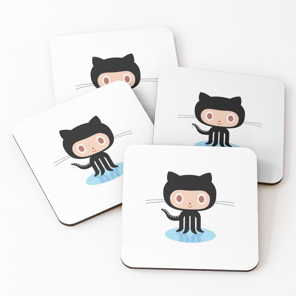 Github Coasters (Set of 4)