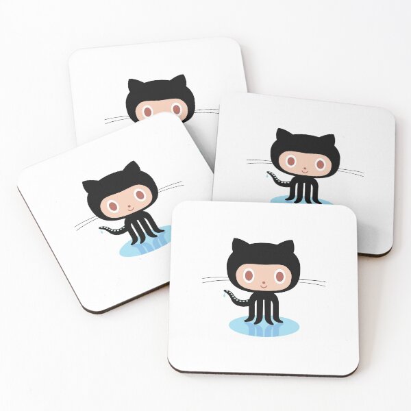 Github Coasters (Set of 4)