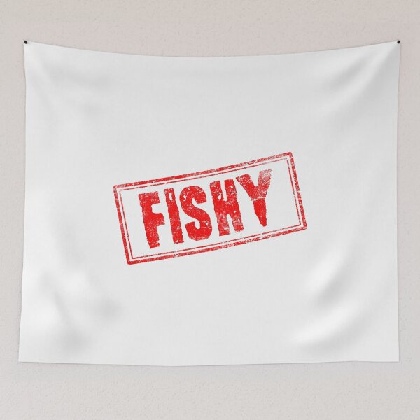 Item preview, Fishy (Vintage Stamp) designed and sold by SassyClassyMe.