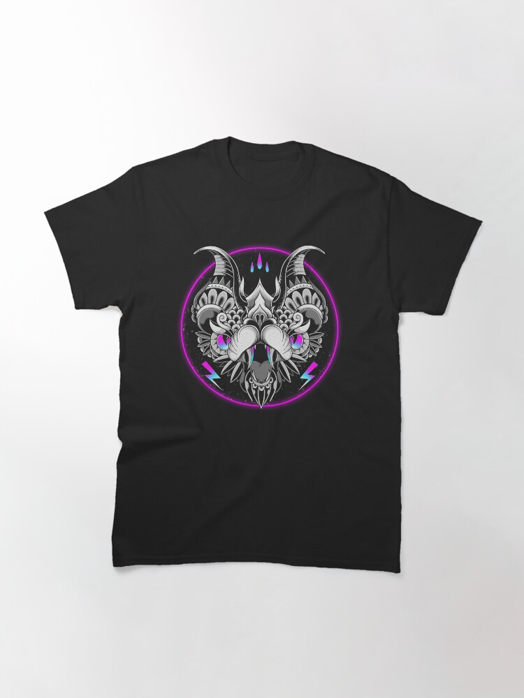 Alternate view of Retrowave Bat Classic T-Shirt