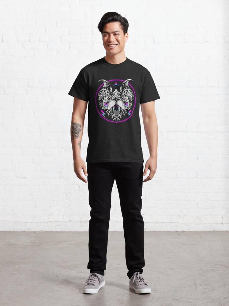 Alternate view of Retrowave Bat Classic T-Shirt