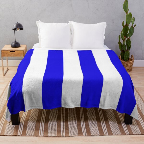 Item preview, Blue White Stripe Bed Cover designed and sold by deanworld.