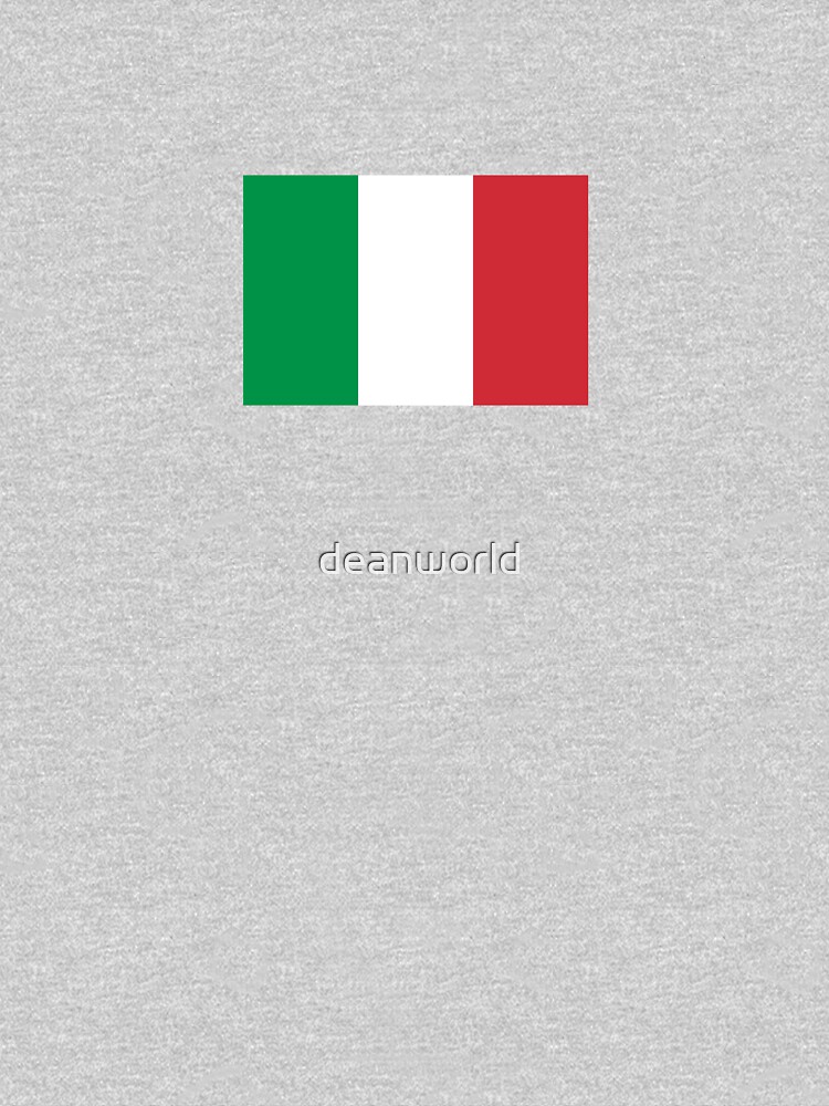 Italy Flag - Italian T-Shirt by deanworld