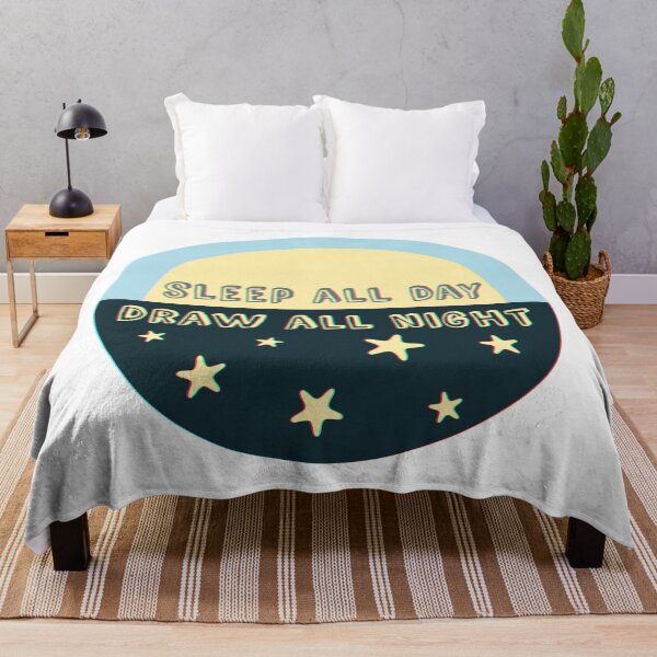 Item preview, Sleep all day draw all night designed and sold by AllisonDelDuca.
