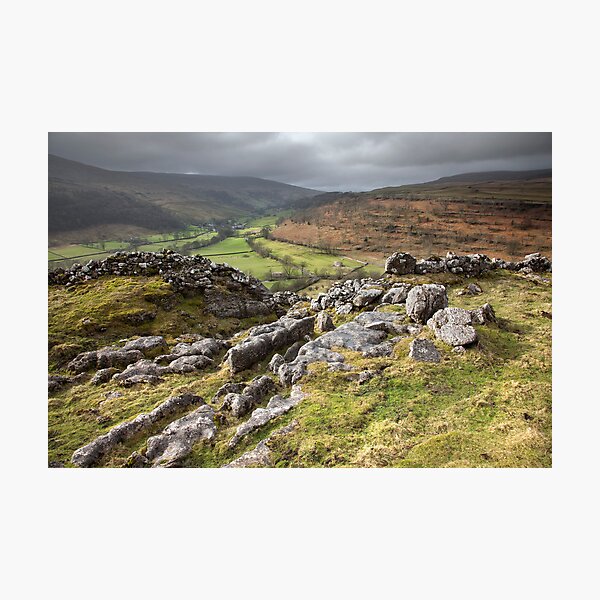 Hubberholme From Buckden Out Moor Photographic Print