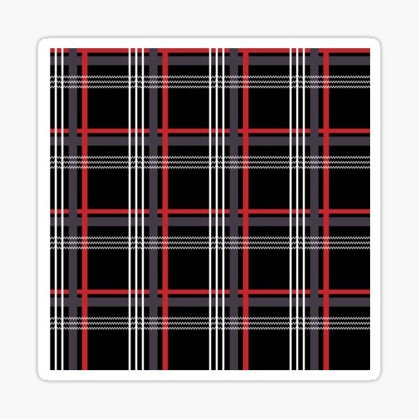 GTI tartan Sticker by DESIGN jaag