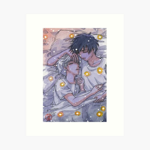 Yukito and Touya Cardcaptor Sakura - Slumber Art Print