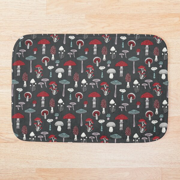 Item preview, Midnight Mushrooms - fun fungus pattern by Cecca Designs designed and sold by Cecca-Designs.
