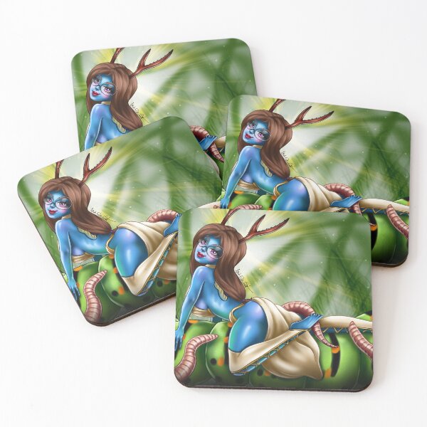 Item preview, Azura and the Worms designed and sold by Nicole Reinhardt.