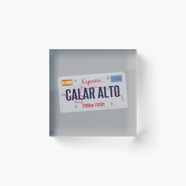 Item preview, Calar Alto Spain Espana Cyclist Motorcycle Licence Plate Sticker & T-Shirt 01 designed and sold by OuterShellUK.