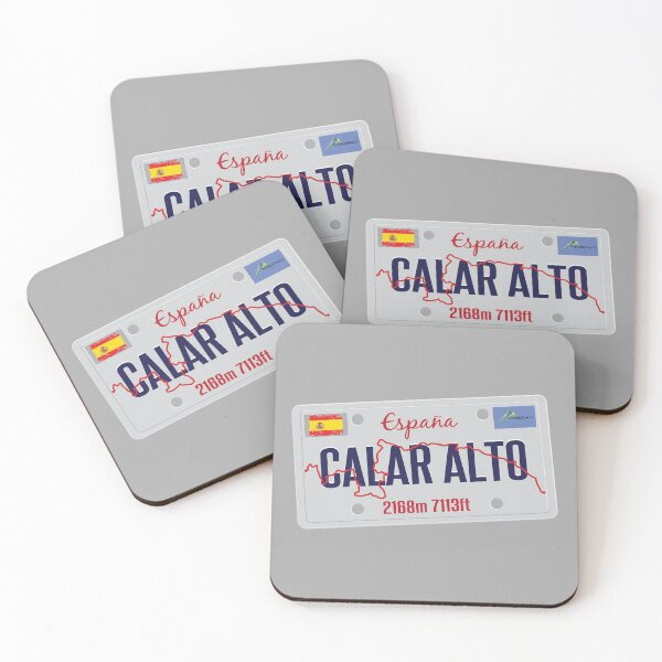 Item preview, Calar Alto Spain Espana Cyclist Motorcycle Licence Plate Sticker & T-Shirt 01 designed and sold by OuterShellUK.